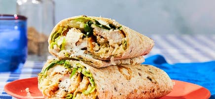 Grilled chicken ranch wrap