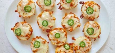 Buffalo chicken cups by Sheila Williams
