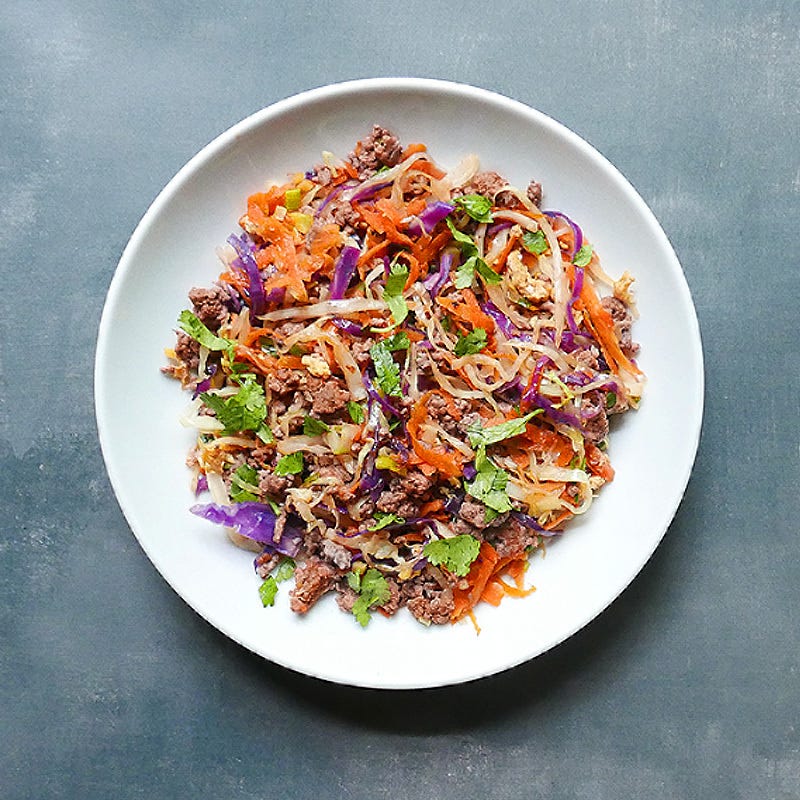 Photo of High Protein Deconstructed Egg Roll Bowl by Karim Saad by WW