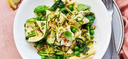 Pâtes au pesto d’été