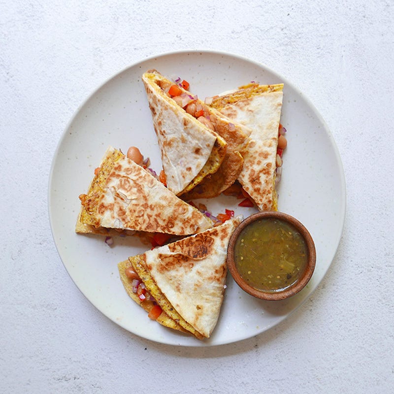 Photo of Veggie breakfast quesadilla by WW
