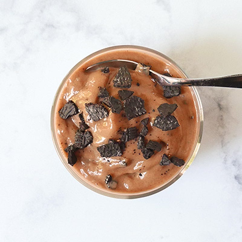 Photo of Chocolate peanut butter blended nice cream cup by WW