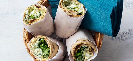 Wraps med äggröra