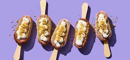 Frozen s’mores fudge bar