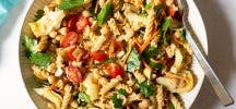 Double-Chickpea Pasta Salad