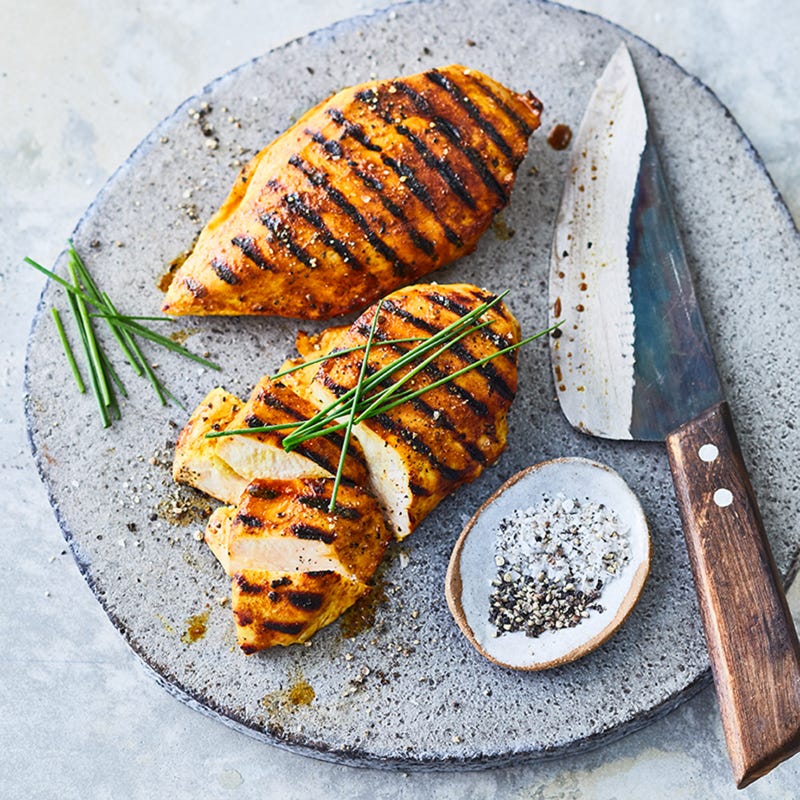 Filet de poulet mariné au miel et à la moutarde