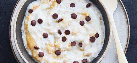Banana pudding Greek yogurt