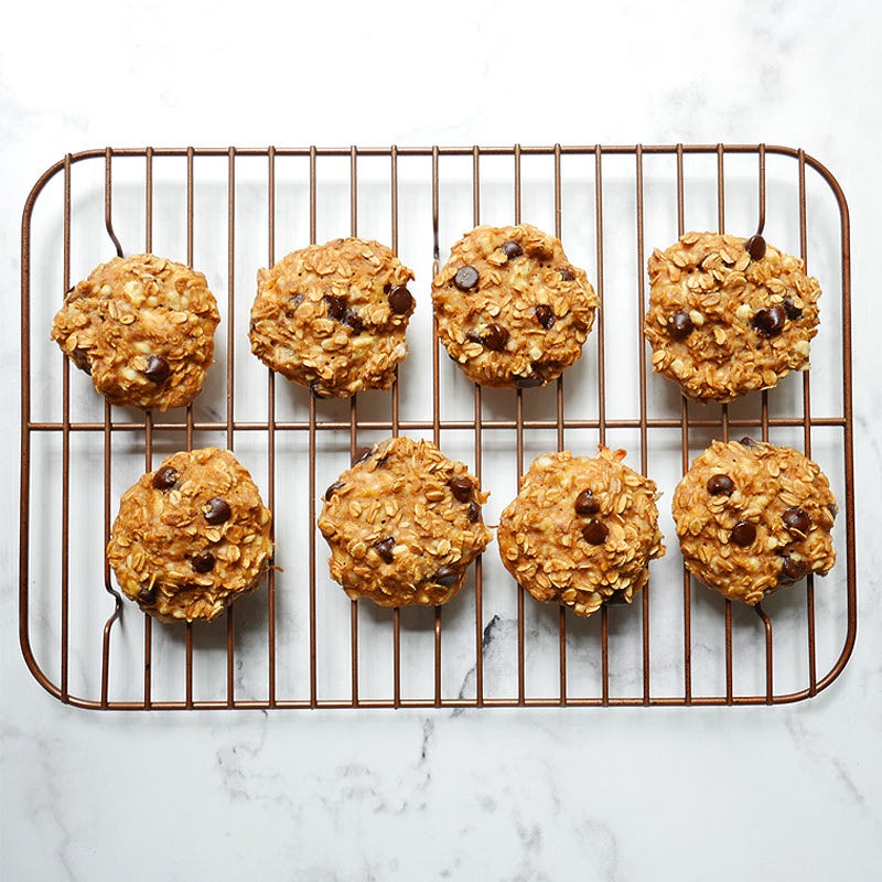 Photo of Peanut butter, banana, and chocolate chip protein cookies by WW