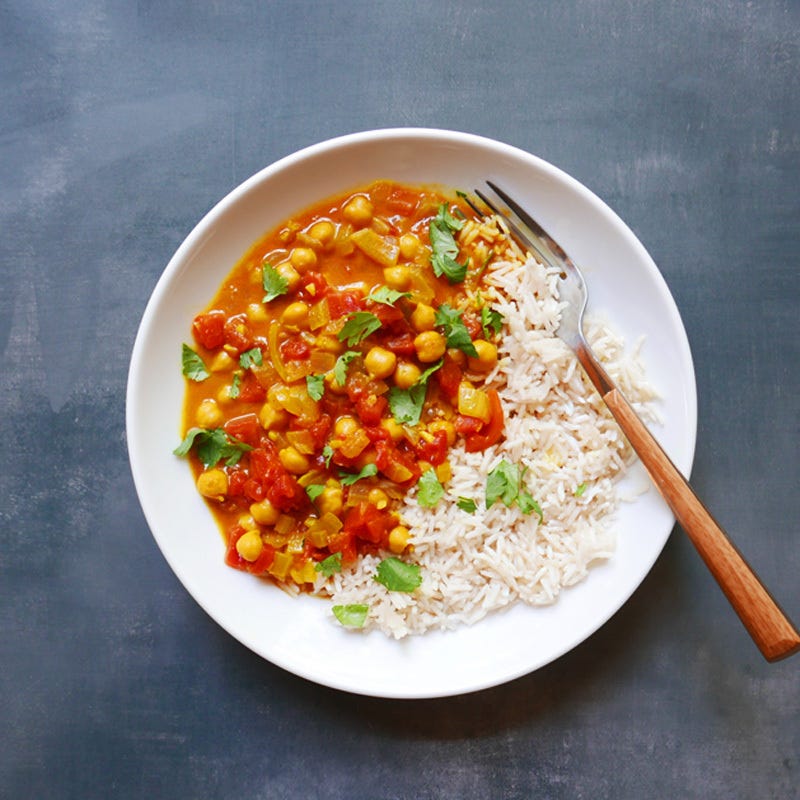 Photo of Curry Chickpea Over Rice by Toni Chapman by WW