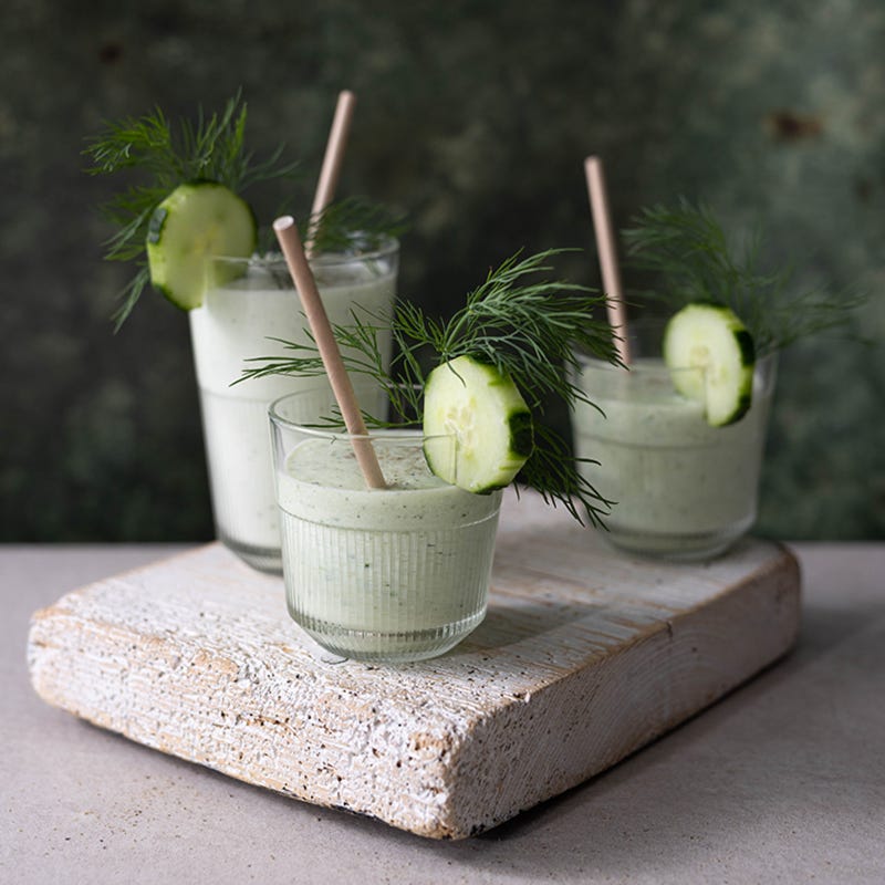 Herzhafter Proteinshake (ohne Eiweißpulver)