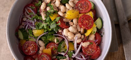 Schneller Weiße-Bohnen-Salat