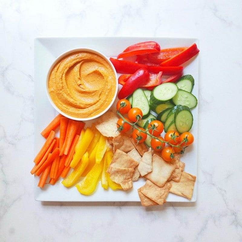 Photo of Roasted red pepper hummus by WW