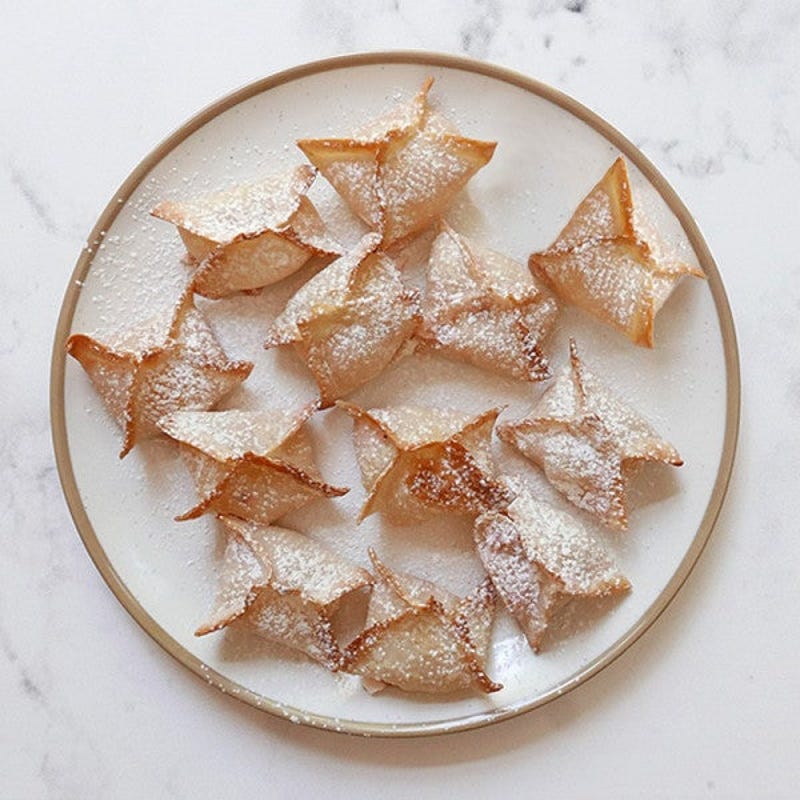 Photo of Air-fried strawberry cheesecake bites by WW