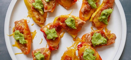 Easy bell pepper nachos