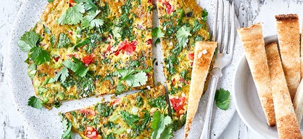 Käse-Masala-Omelette