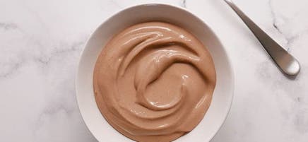 Cottage cheese chocolate mousse
