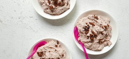 Chocolate brownie mousse