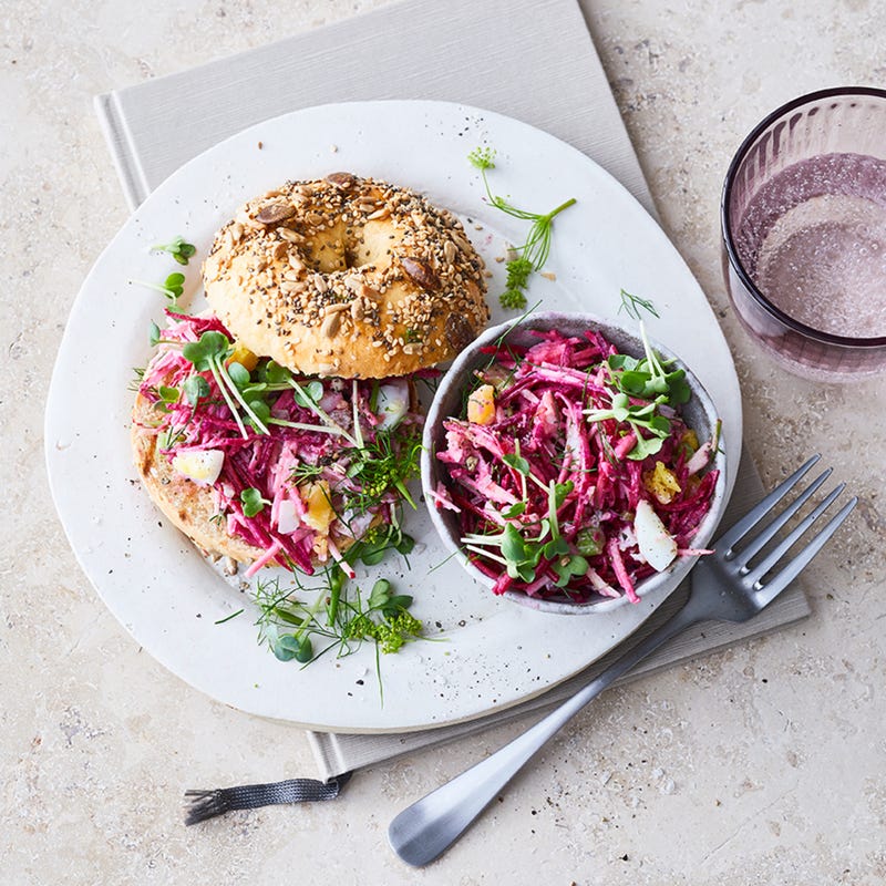 Eiersalat-Bagel