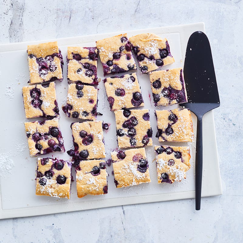 Blaubeer-Protein-Kuchen