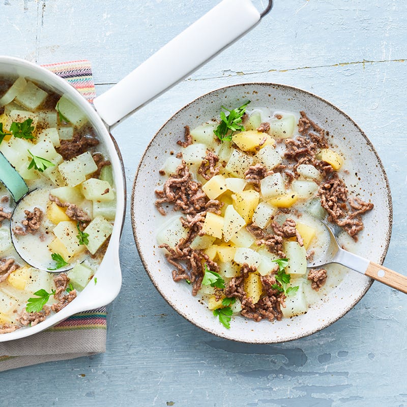 Kohlrabi-Tatar-Eintopf