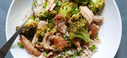 Five-ingredient slow-cooker chicken teriyaki