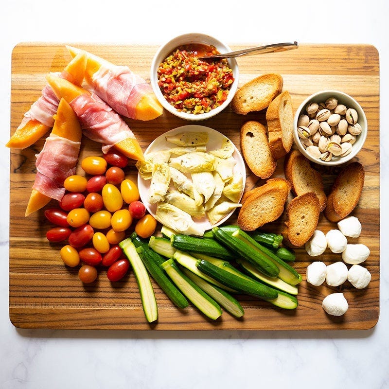 Italienische Snackplatte