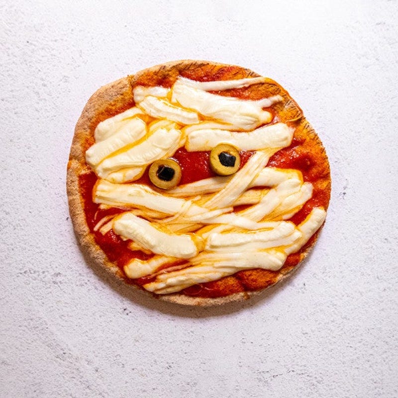 Photo de Momies en pizzas sur pains pitas par WW