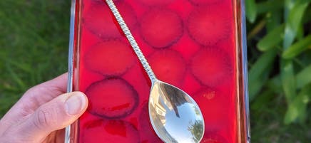 Abi's strawberry cheesecake overnight Weet-bix