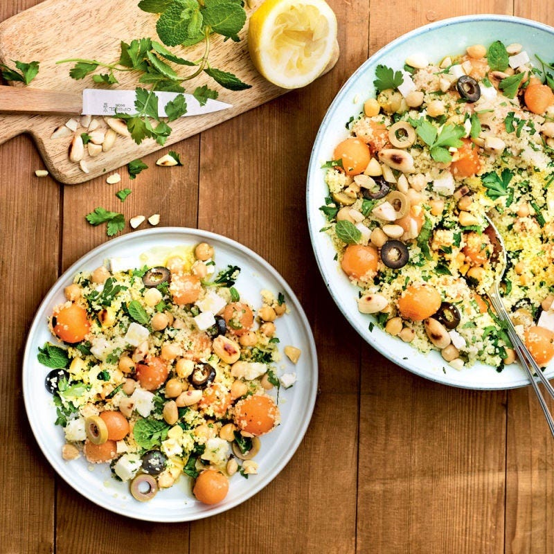 Taboulé melon feta