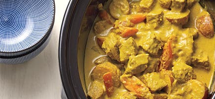 Slow-cooker coconut beef curry
