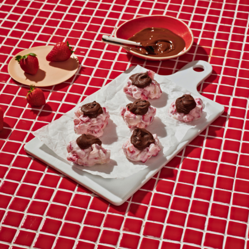 Photo of Frozen strawberry yogurt bites by WW