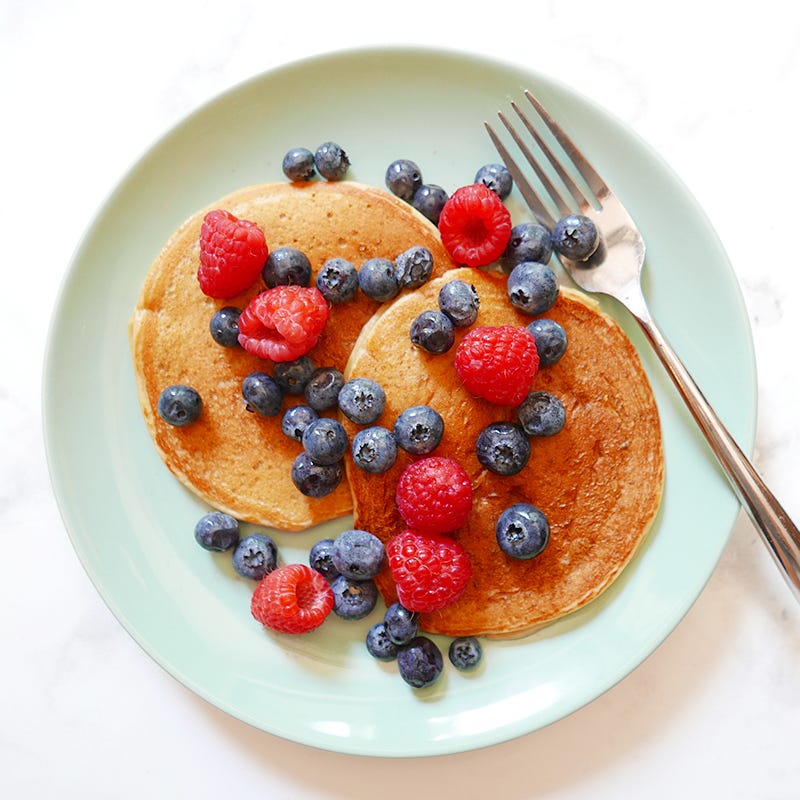 Photo of High protein blender pancakes by WW