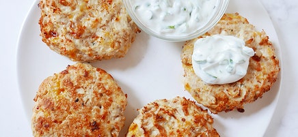 Bacon-cheddar-ranch chicken patties