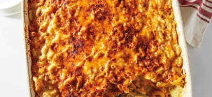 Macaroni au fromage cuit au four