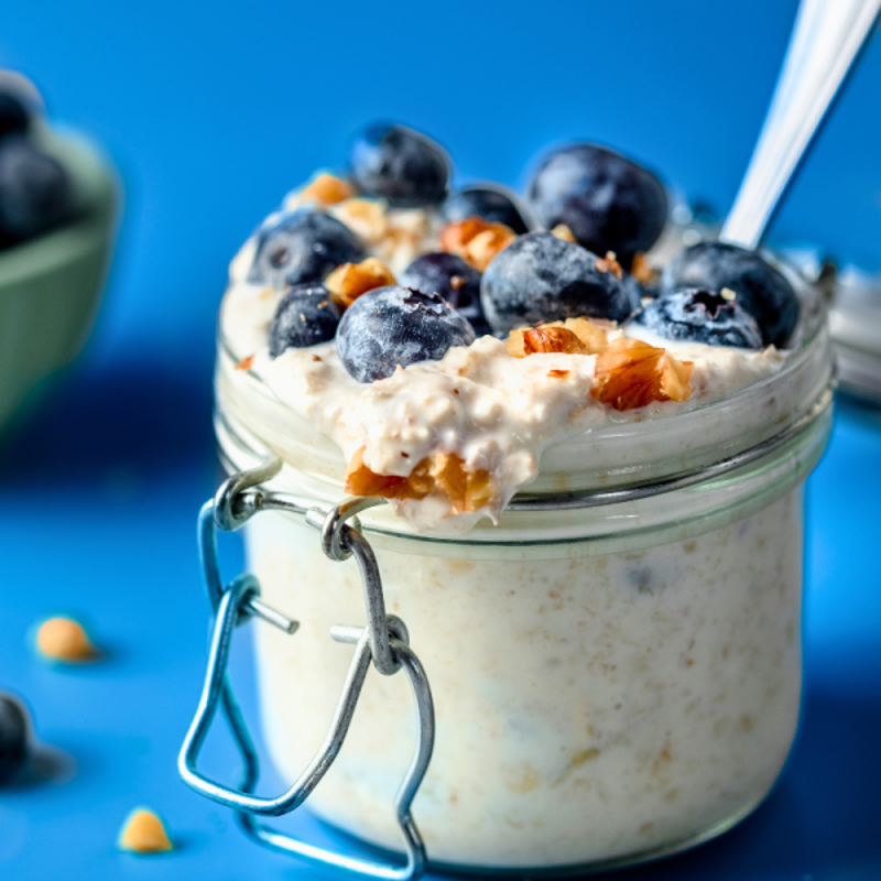 Photo of Banana-blueberry overnight oats by WW