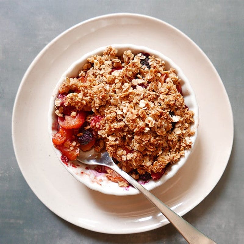 Photo of Single serve apple-berry crisp by WW
