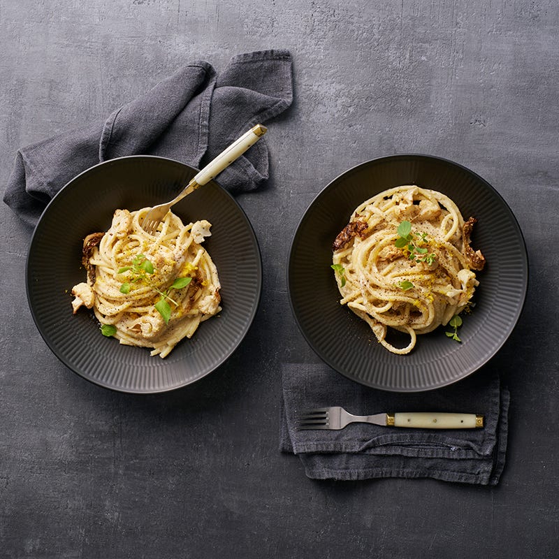 ViktVäktarna - Bucatini med rostad blomkål- och vitlökssås