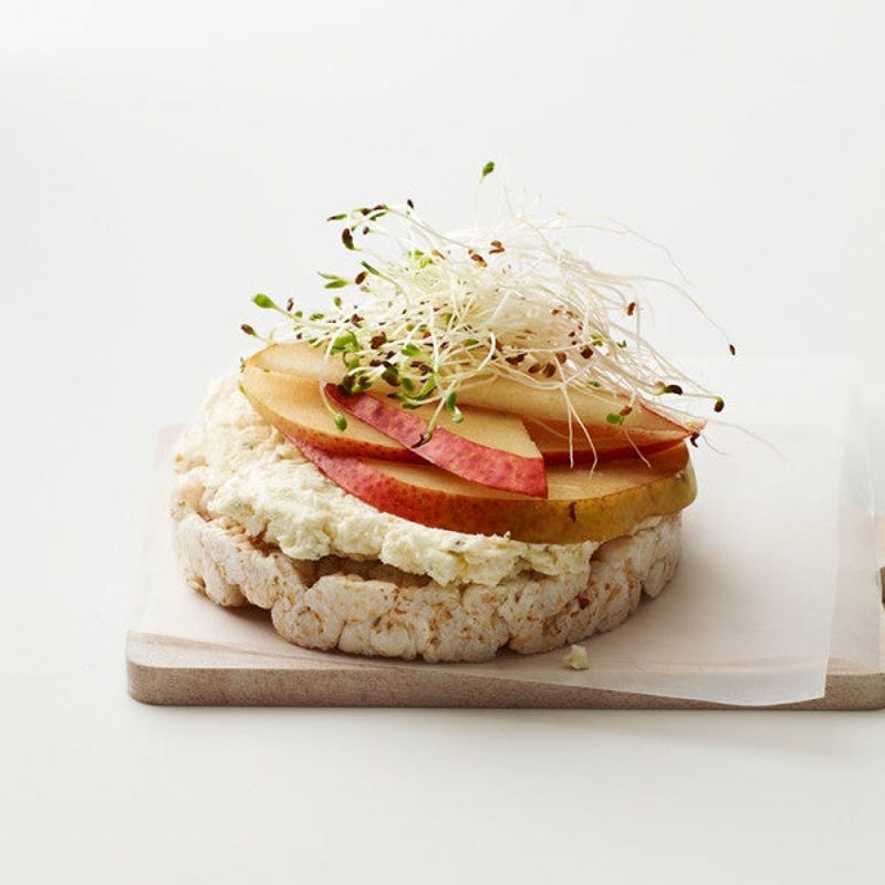 Photo of Rice Cake with Farmer’s Cheese & Pear by WW