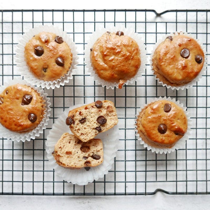 Photo de Muffins protéinés aux pépites de chocolat par WW