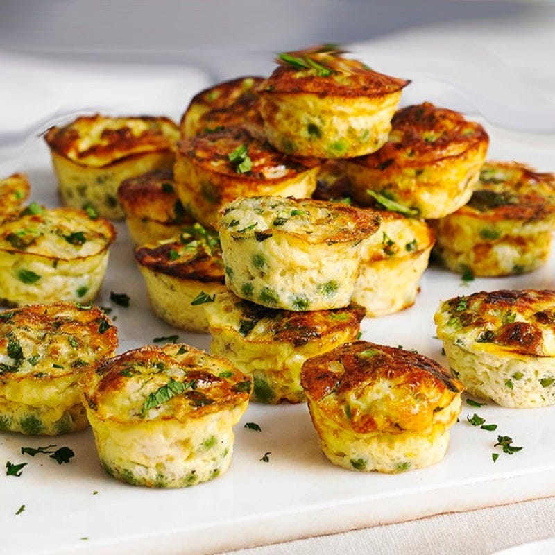 Photo of Mini pea & mint quiches by WW