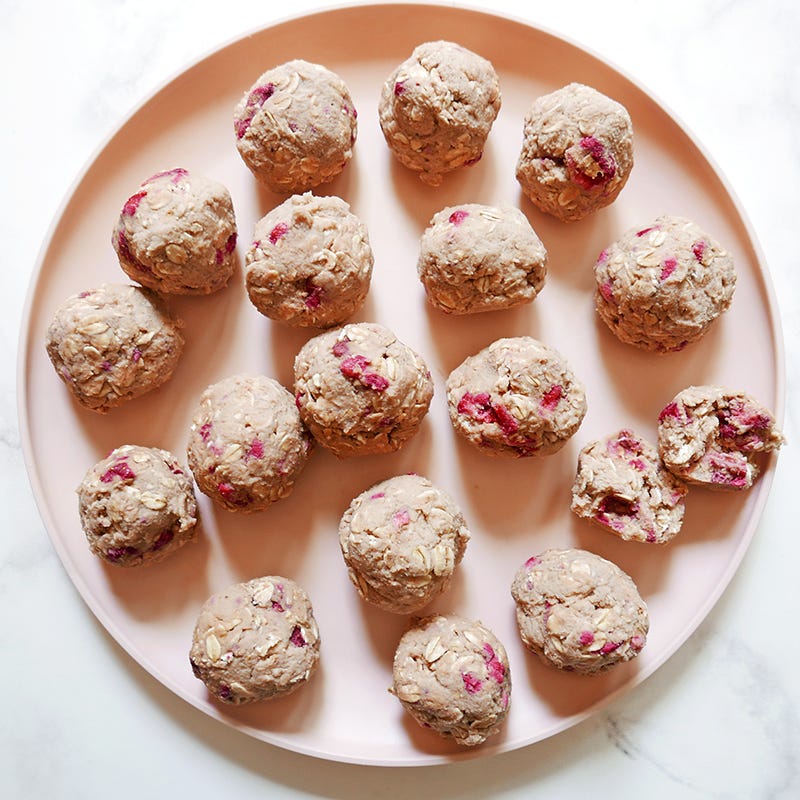 Photo of Strawberry-almond protein breakfast bites by WW