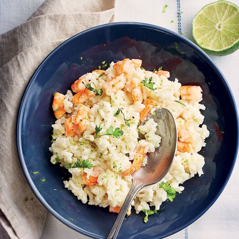 Risotto de crevettes