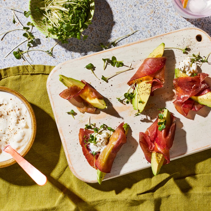 Schinken-Avocado-Spalten