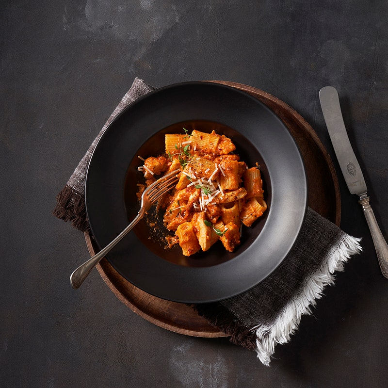 ViktVäktarna - Pasta med krämig sötpotatissås och kyckling