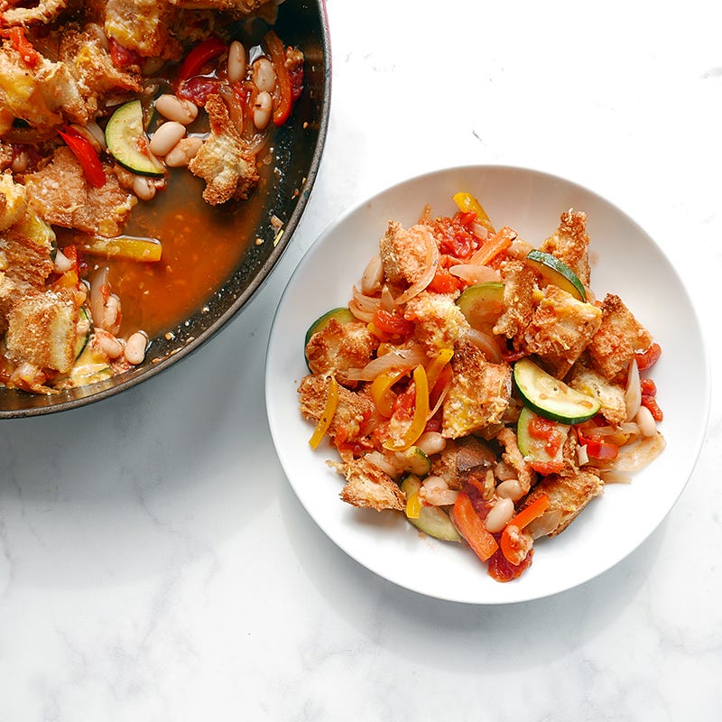 Photo of Grilled cheese & tomato-veggie "soup" bake by WW