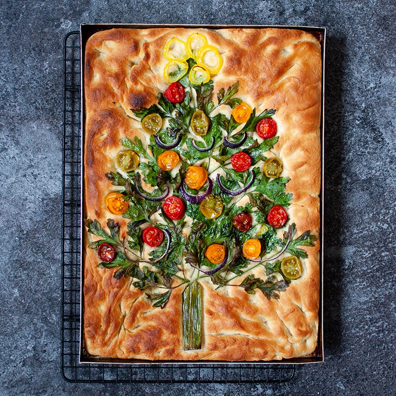 ViktVäktarna - Focaccia-julgran