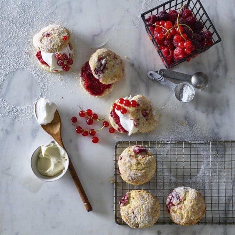 Photo of Raspberries-and-cream shortcakes by WW