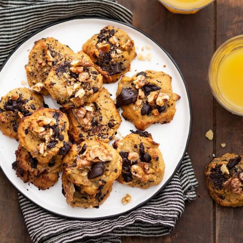Photo de Biscuits au chocolat noir et aux pois chiches par WW