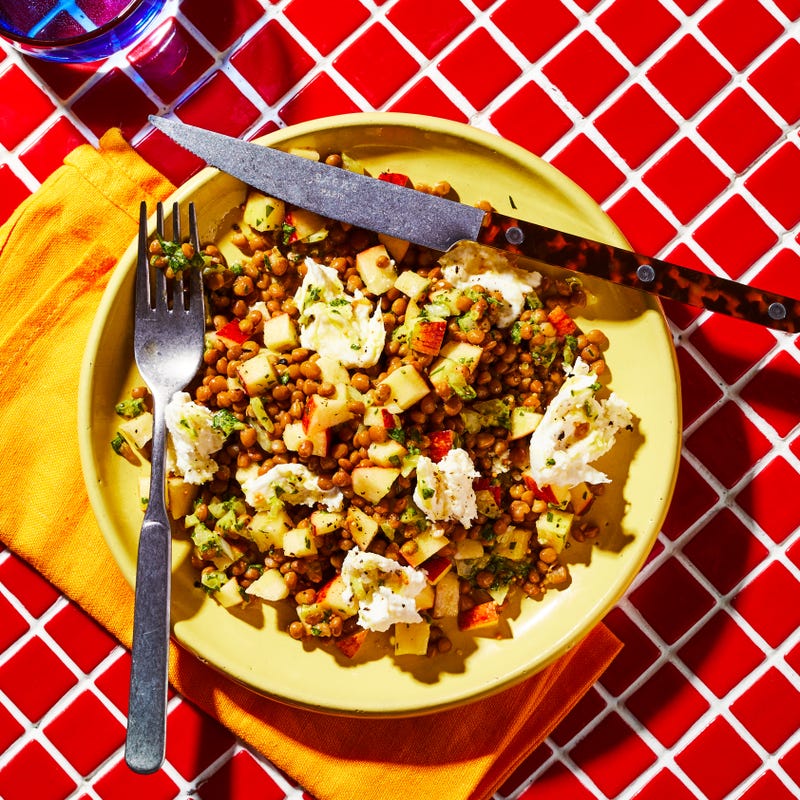 Linsen-Apfel-Salat