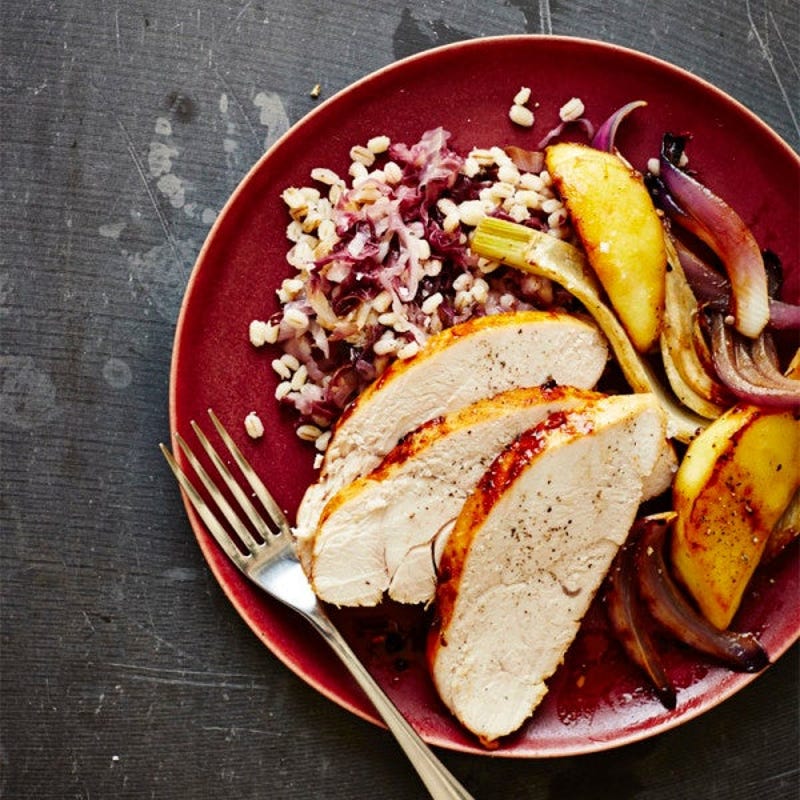 Photo of Turkey breast with apples, fennel & barley by WW
